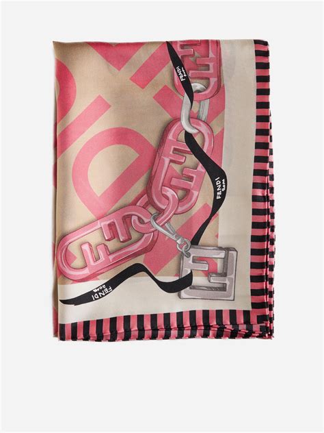 fendi scarf pink|fendi scarf men's.